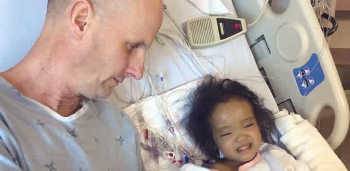 Dad forced to choose between twin daughters who both need life-saving liver transplants