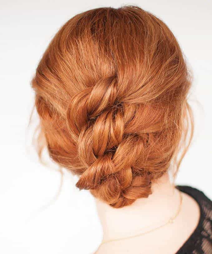 Quick and easy updo for long hair