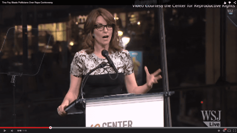 WATCH: Tiny Fey owning the rape debate with logic