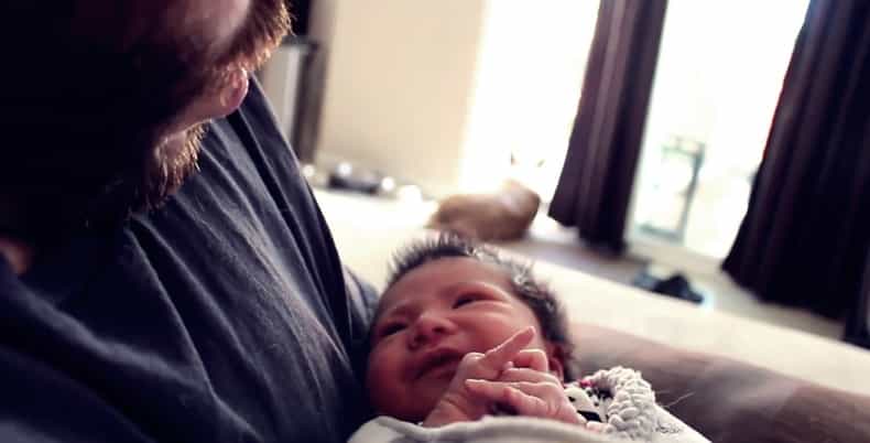 Darth Vader Daddy sends baby girl right back to sleep