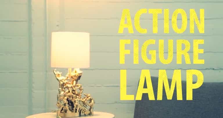 How To: DIY a designer action figure lamp for your child’s bedroom
