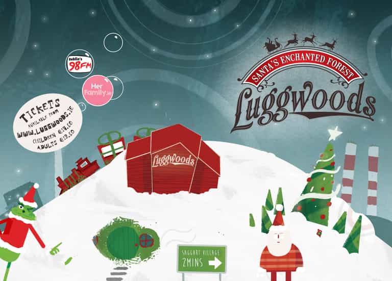 [CLOSED] WIN: An exclusive VIP family trip to Luggwoods’ Santa’s enchanted forest worth €250!