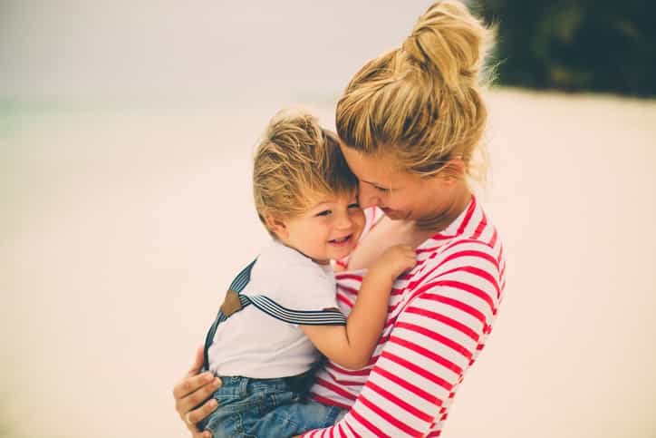 Grown-up sons get emotional about what their Mums did best