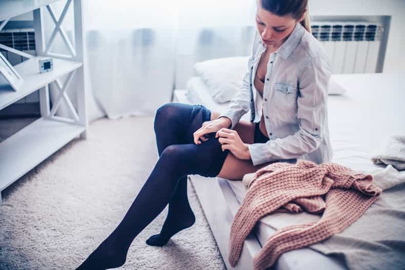 This Simple Trick Will Stop Your Tights Falling Down Forever