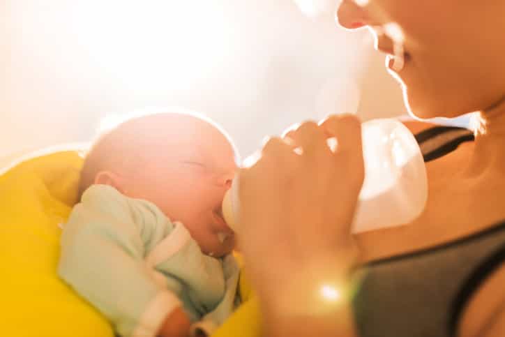 Overfeeding your baby can lead to health problems in later life