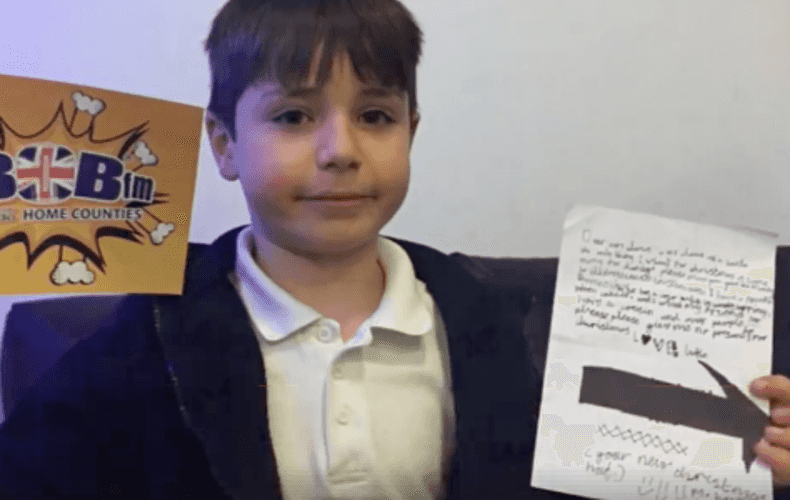 Sweet reason eight-year-old boy doesn’t want any Christmas presents