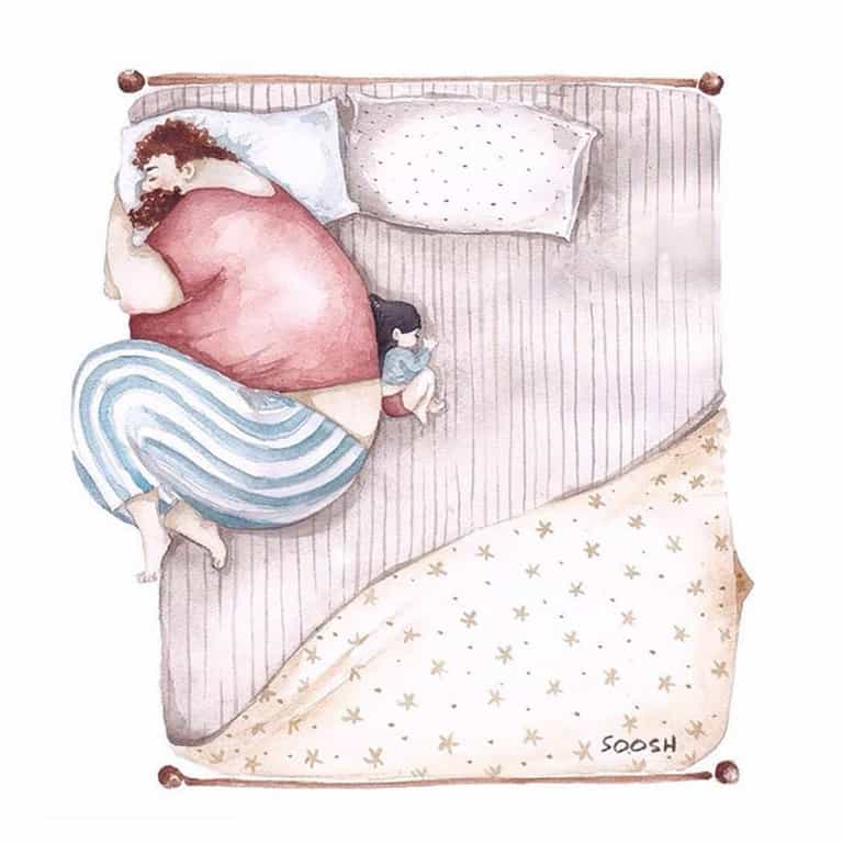 These stunning father-daughter illustrations are stealing our hearts