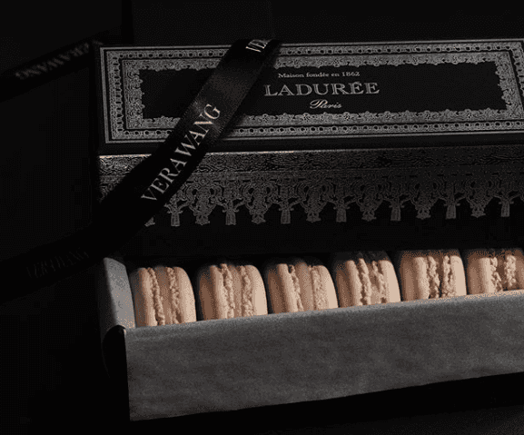 Vera Wang has collaborated with Ladurée to create an incredible wedding cake