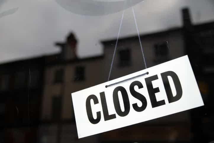 Four closure orders were served to Irish food businesses in January