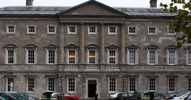 Students from Rush take to the Dail to protest lack of school places available