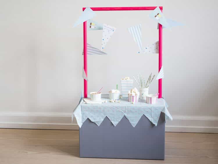 Staying in: DIY this adorable ice cream shop for the kids – and keep them busy indoors