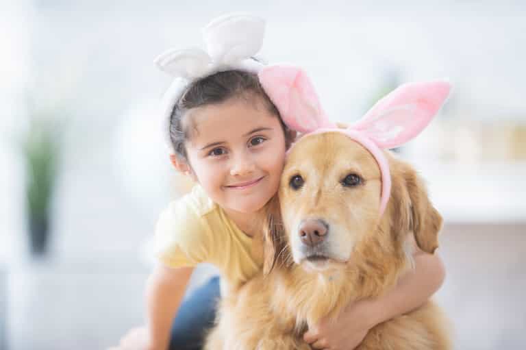 Got a family pet? Make sure the kids know to keep them away from these Easter things