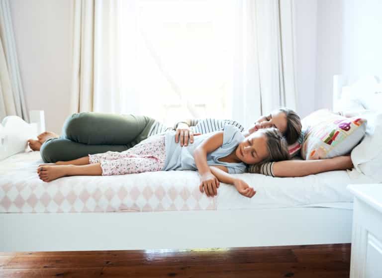 This accurate video shows what trying to sleep is like when you have kids