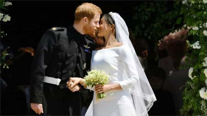 Oh WOW! Meghan’s second wedding dress is here and she’s nailed it