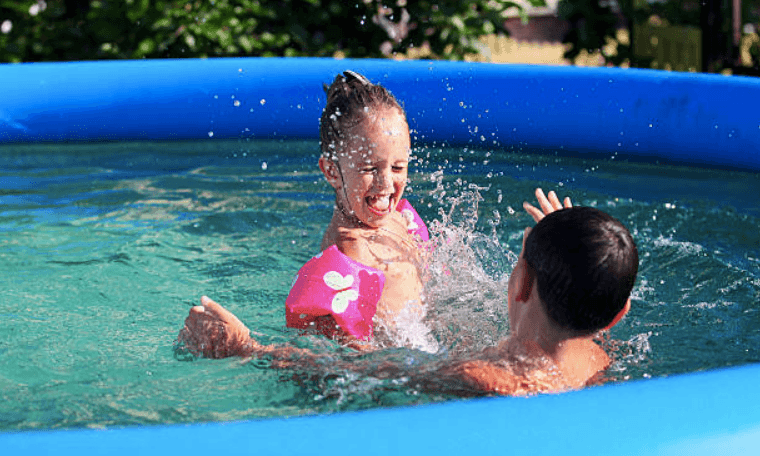 One mum’s genius hack for keeping paddling pools clean