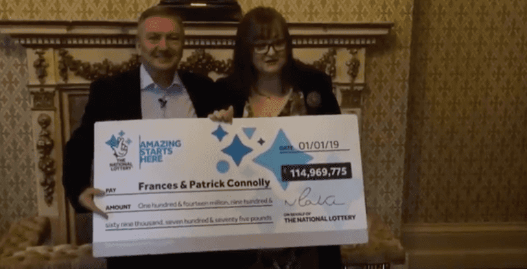 Frances and Patrick Connolly named as Co Armagh €130 million EuroMillions winners
