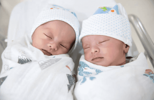 Gay couple’s joy as they can both be biological dads to their twins