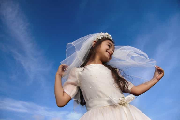 Debenhams are currently selling communion dresses for as little as €3