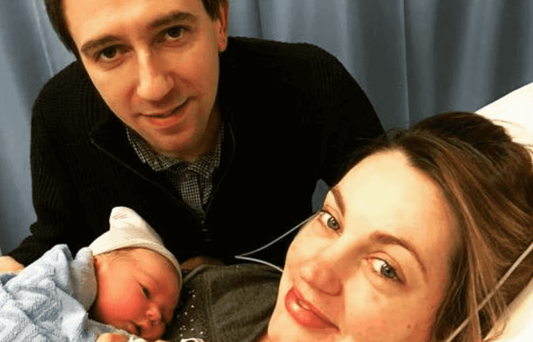 Simon Harris’s baby daughter is the absolute head off him in this new photo