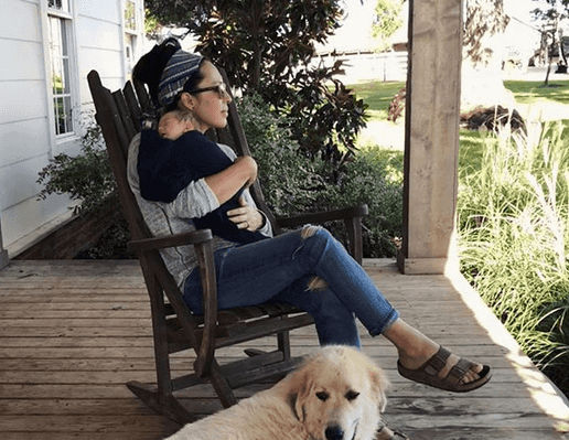 Having a baby at 40 is a surefire way to stay young, says one famous mum