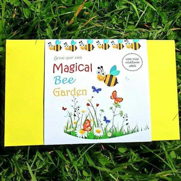 These little seed packets are a great way to help kids get involved with saving bees