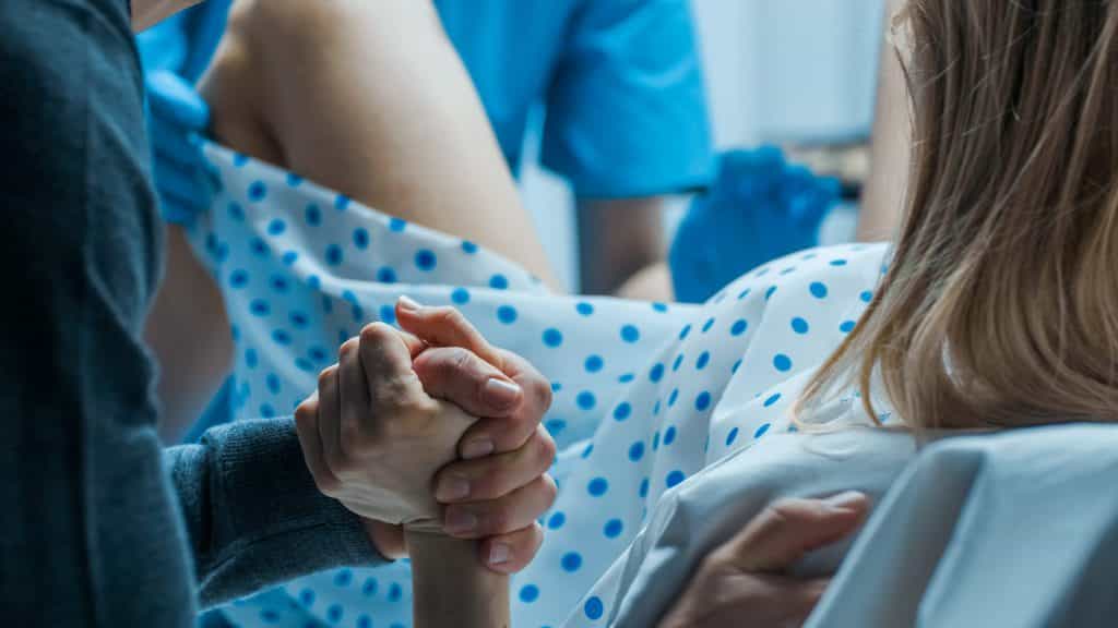 Mum fuming after husband tells doctors to ‘stitch her up tight’ hours after giving birth
