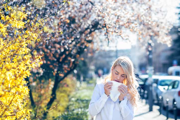 Hayfever and asthma sufferers urged to stay inside as pollen levels rise