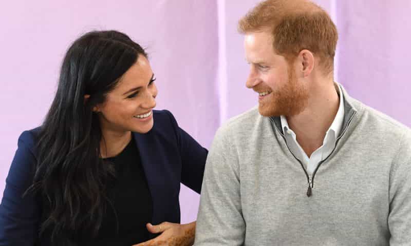 Meghan Markle and Prince Harry share a previously unseen photo from 2017