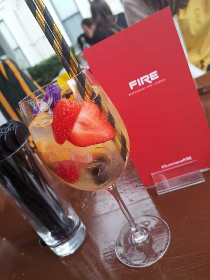 The non-alcoholic cocktails at FIRE are divine and ideal for your baby shower