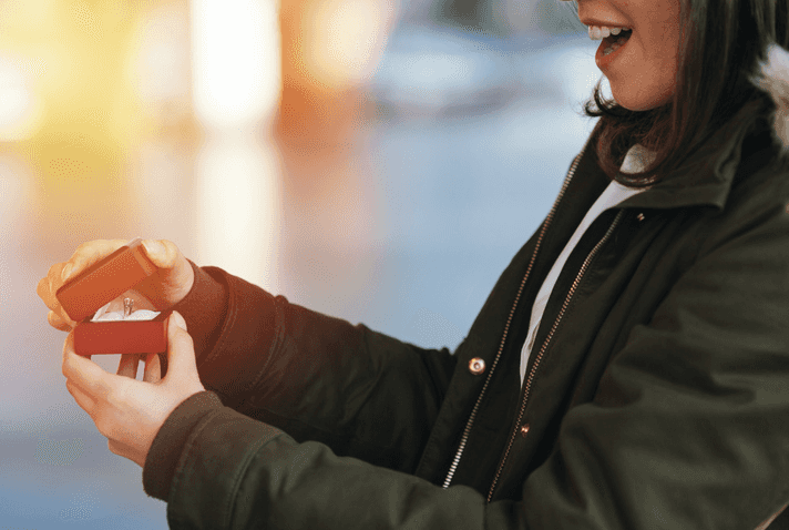 You’re going to see a lot more of this statement engagement ring style