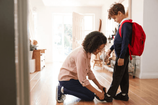 Study says getting kids ready for school is the same as an extra days work