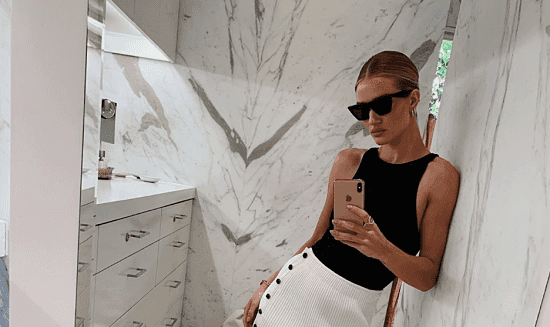 Rosie Huntington-Whiteley is a huge fan of this gorgeous €13 Zara bodysuit
