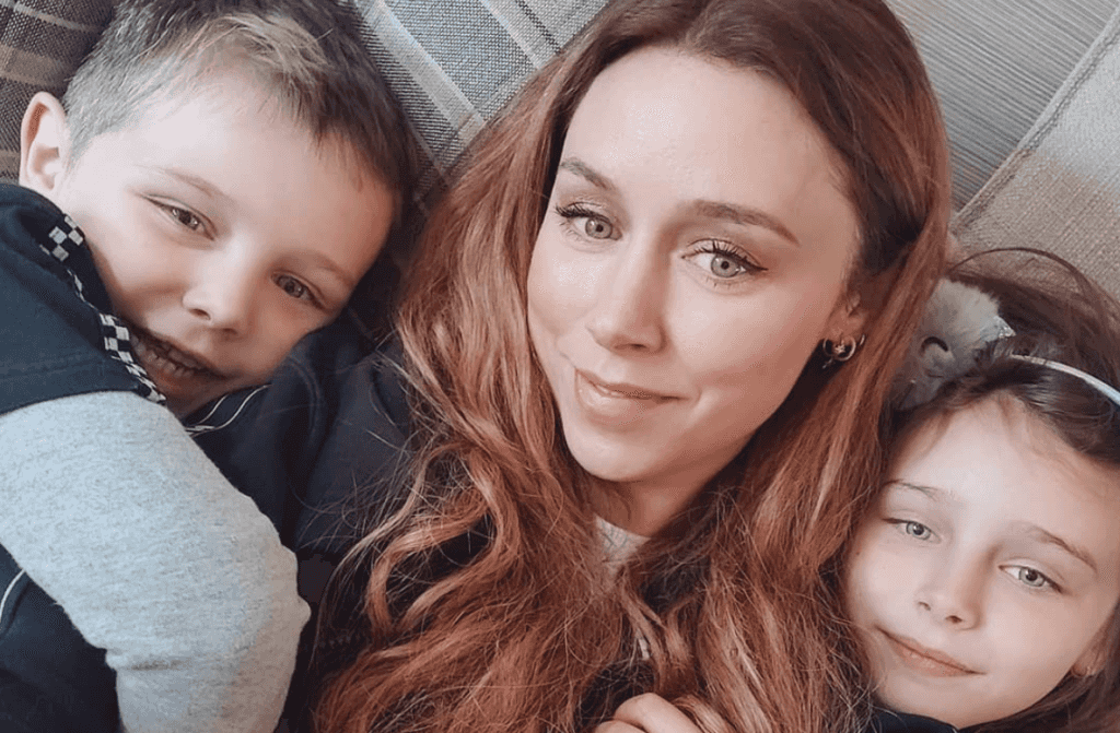 Una Healy and Ben Foden share photos from their son’s first day of school