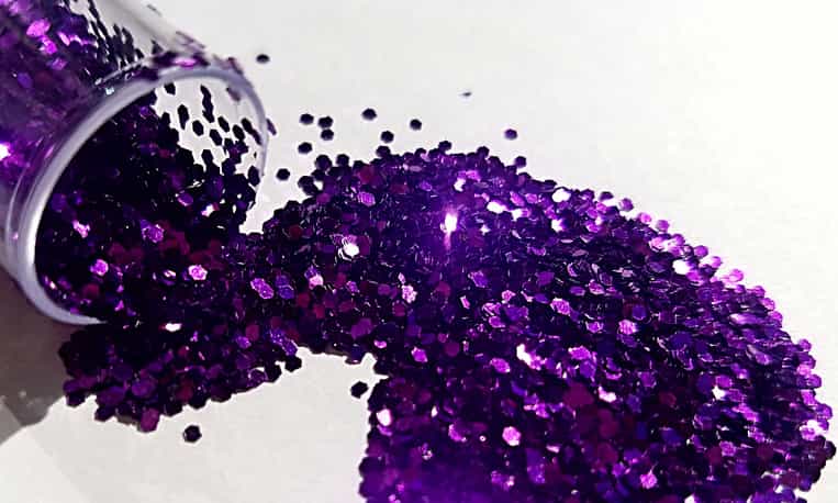 This handy trick for cleaning up glitter spills is a life saver