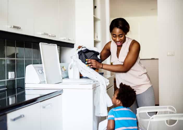 There is a perfect way to keep on top of your family’s laundry, says this organisation expert
