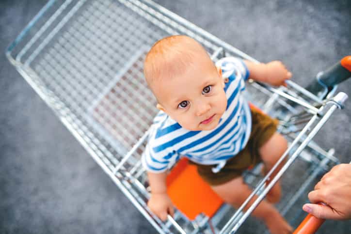 Mum angered after shop worker takes her child out of shopping trolley