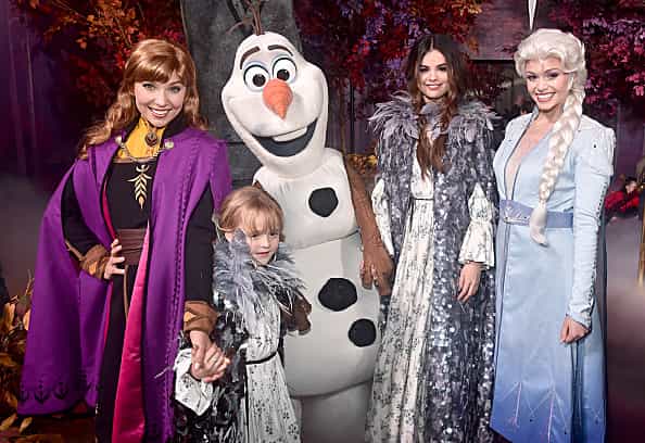 Selena Gomez gave her 6-year-old sister the sweetest advice before the Frozen 2 red carpet