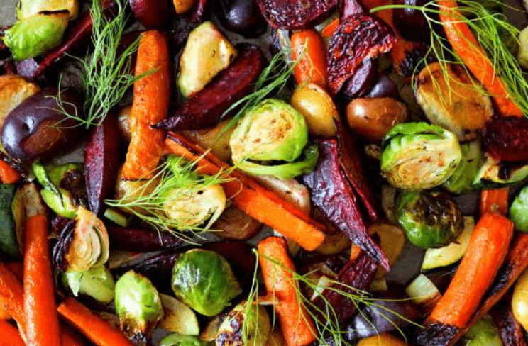 How to get your veggies and potatoes nicely roasted for Christmas dinner