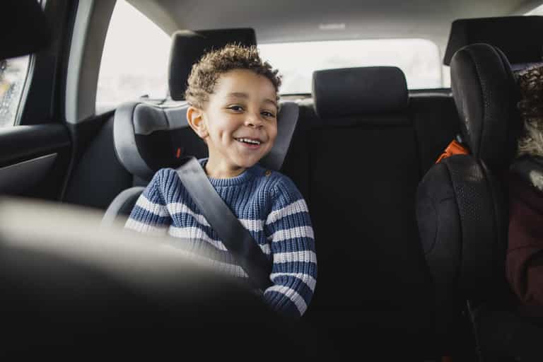 Mum shares photo of 7-year-old in car seat to remind parents of car safety