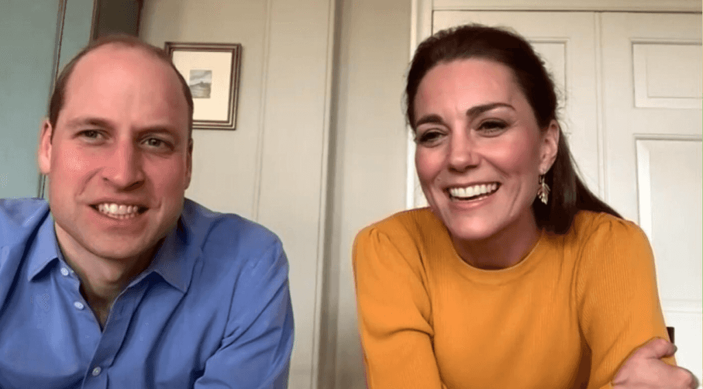 Kate Middleton and Prince William spoke to children of essential workers during a surprise video call