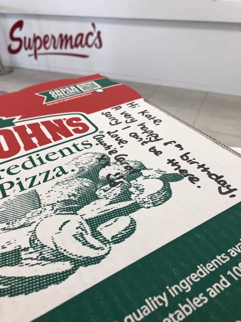 You can now send your loved one a personalised pizza message in Dublin, Cork, Galway, and Limerick