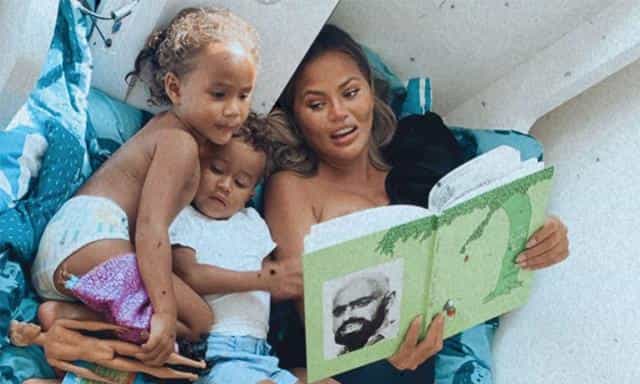 Yikes – Chrissy Teigen just shared an image of what her pregnancy cravings have done to her