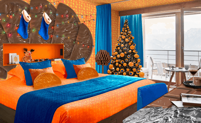 There’s a ‘Chocolate Orange’ themed hotel room and we need to book in now