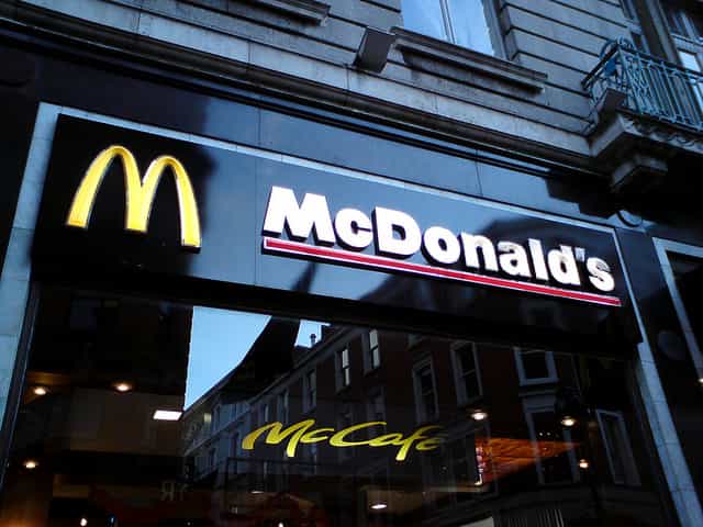 You can get McDonald’s delivered on Just Eat in Ireland now