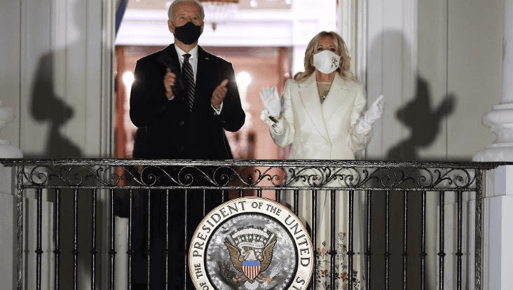 Irish designer “mindblown” as Dr Jill Biden wears dress she embroidered
