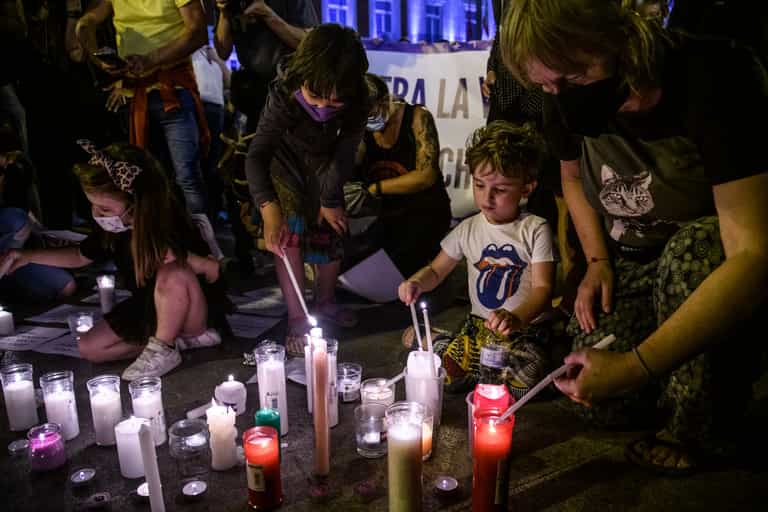 Domestic violence protests continue after discovery of six-year-old girl’s body in Spain