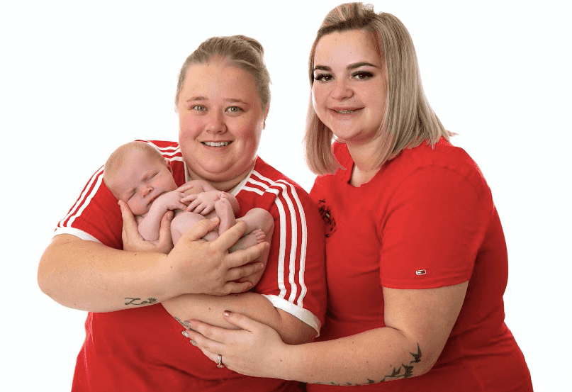 “Finding out I was finally pregnant was something we’ll never forget” – meet same-sex parents Zoe and Casey Evans