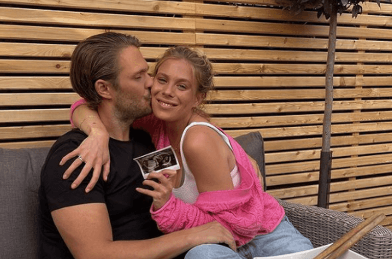“Party of three”: Made In Chelsea star Frankie Gaff announces pregnancy