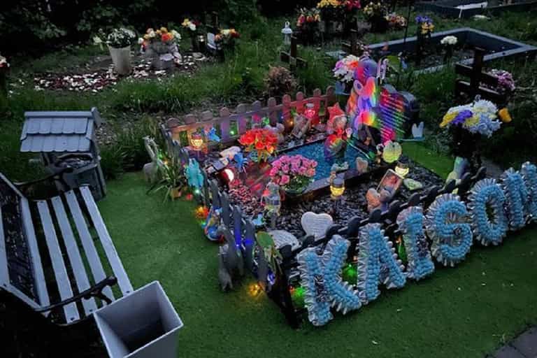 Grieving mother’s heartbreak as stranger ransacks her baby boy’s grave