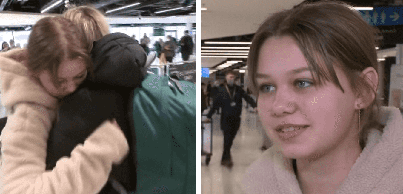 16-year-old Ukrainian student reunited with her mother and brother in Ireland